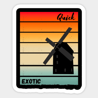 Quick Exotic - Quixotic Sticker